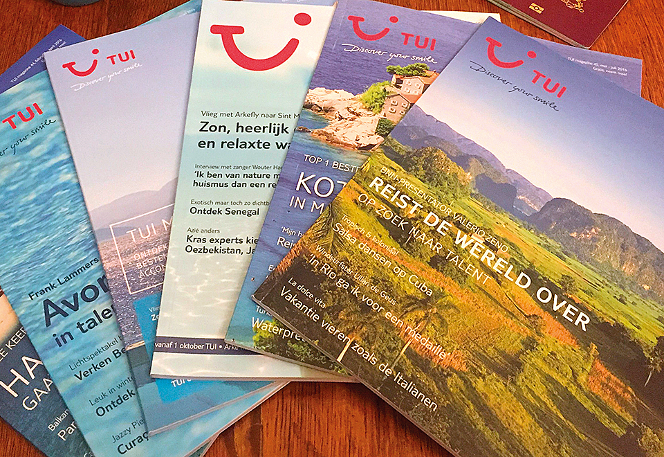 Inflight magazine TUI Het Nederlands Tekstbureau